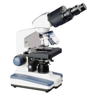 40x-2500x LED Digital Binocular Compound Microscope with 3D Stage and 1.3MP USB Camera