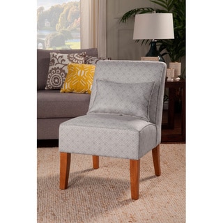 HomePop Dark Platinum Slipper Accent Chair