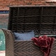 Wing Outdoor Wicker Storage Bench by Christopher Knight Home - Thumbnail 2