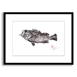 Gallery Direct Dwight Hwang's 'Armor Clad Rockfish' Framed Paper Art