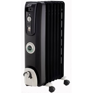 Delonghi EW7707CB 1500-watt Black Safeheat ComforTemp Oil-Filled Radiator