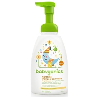 BabyGanics Night Time Shampoo and Bodywash Orange Blossom - 16-ounce