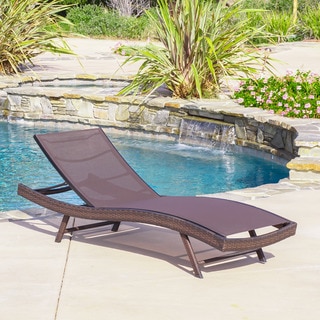 Kauai Outdoor Chaise Lounge by Christopher Knight Home