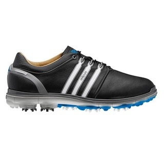 Adidas Men's Pure 360 Black/ White/ Samba Blue Golf Shoes