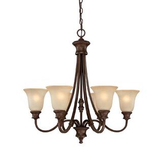 Capital Lighting Hill House Collection 6-light Burnished Bronze Chandelier
