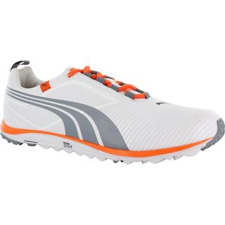 Puma Men's FAAS Lite White/ Tradewinds/ Orange Golf Shoes