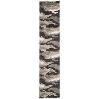 Safavieh Camouflage Shag Beige/ Multicolored Rug (2'3 x 11'7)