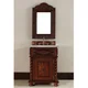 Thumbnail 1, Continental 26-inch Burnished Cherry Single Sink Vanity.