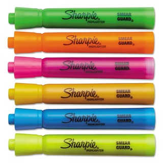 Sharpie Accent Tank Style Highlighter, Chisel Tip, Assorted Colors (4 Packs of 6)