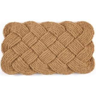 Hand-woven Knot-ical Coconut Fiber Doormat