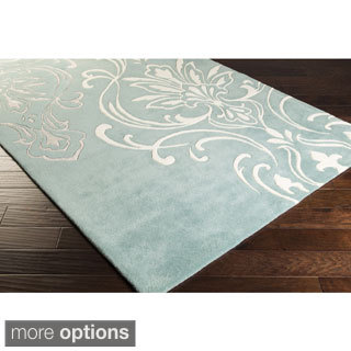 Hand-Tufted Noreen Damask Pattern Rug (2'6 x 8')