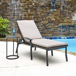 Home Styles Laguna Chaise Lounge Chair/ Accent Table