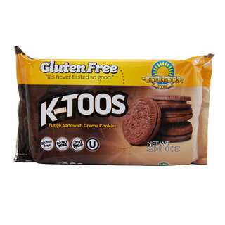 Kinnikinnick KinniToos Gluten-free Fudge Sandwich Creme Cookies (2 Pack)