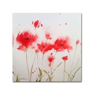 Sheila Golden 'A Poppy Moment' Canvas Art