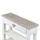 Maison Rouge Marston Traditional French Accent White Console Table - Thumbnail 4