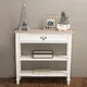 Maison Rouge Marston Traditional French Accent White Console Table - Thumbnail 6