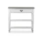 Maison Rouge Marston Traditional French Accent White Console Table - Thumbnail 1