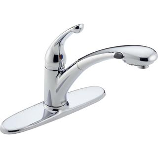 Delta Signature Single-handle Chrome Pull-out Kitchen Faucet