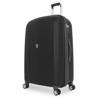 SwissGear Black 28-inch Hardside Upright Spinner Suitcase
