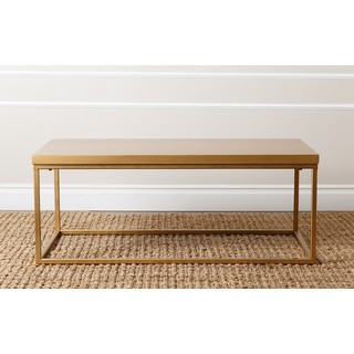 ABBYSON LIVING Durham Antiqued Gold Wood Coffee Table