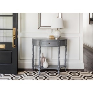 Abbyson Pierre Antiqued Grey Console Table