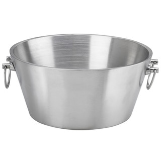 15-inch Brushed Stainless Steel Double-wall Insulated Beverage Tub