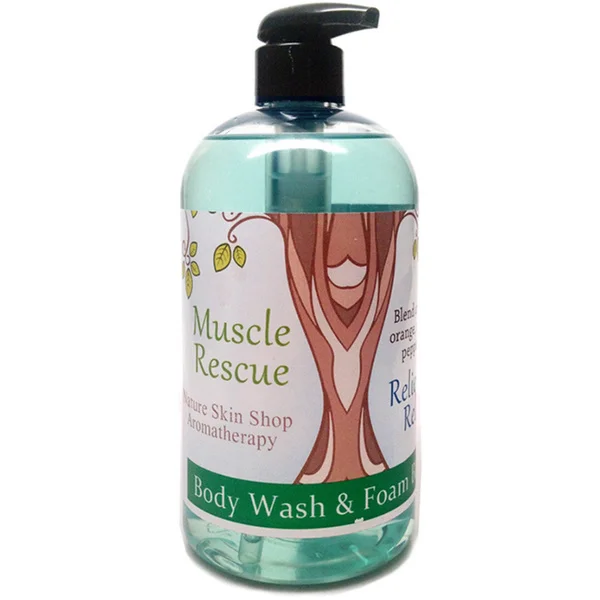 Handmade Aromatherapy Muscle Rescue Shower Bath Gel