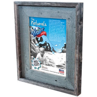 Recherche Furnishings Stone Blue Recycled and Reclaimed Frame (8 x 10)