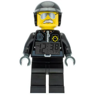 LEGO Movie Bad Cop Kid's Moveable Minifigure Alarm Clock