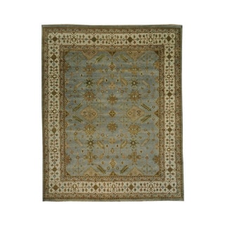 Sky Blue Oversize Oushak Wool Hand-knotted Oriental Area Rug (11'10 x 14'9)