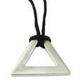Men's Handcrafted Sterling Silver 'Perfect Triangle' Necklace (Peru)