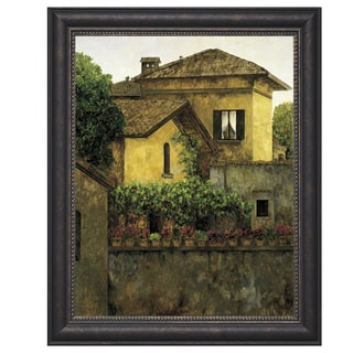 Montserrat Masdeu 'Golden Villa' Framed Artwork