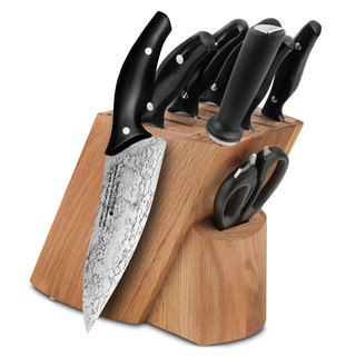 Ken Onion Sky Oak Wood 9-piece Knife Block Set