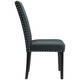 Upholstered High-back Dining Chair with Nailhead Trim - Thumbnail 11