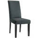 Upholstered High-back Dining Chair with Nailhead Trim - Thumbnail 9