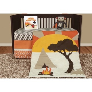 Snuggleberry Baby African Dream 5-piece Crib Bedding Set with Storybook
