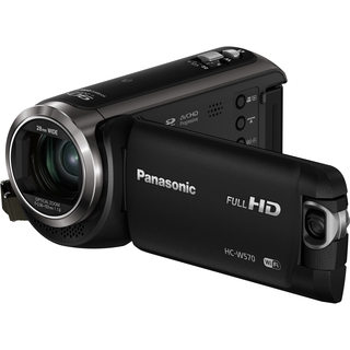Panasonic HC-W570 Digital Camcorder - 3" LCD - MOS - Full HD - Black