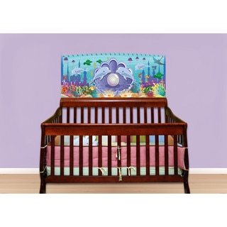 Ocean Pearl Peel and Stick Baby Crib Mural