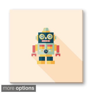 Gallery Direct Eat Cute's 'Roy the Robot' Gallery Wrapped Canvas