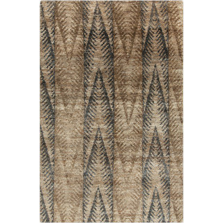 Hand-Knotted Nell Ikat Pattern Hemp Rug (3'3 x 5'3)