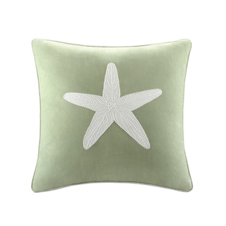 Harbor House Brisbane Cotton Embroideried Square Throw Pillow