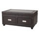 Stafford Bonded Leather Adjustable Lift Top Table by Christopher Knight Home - Thumbnail 7