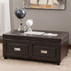 Stafford Bonded Leather Adjustable Lift Top Table by Christopher Knight Home - Thumbnail 1