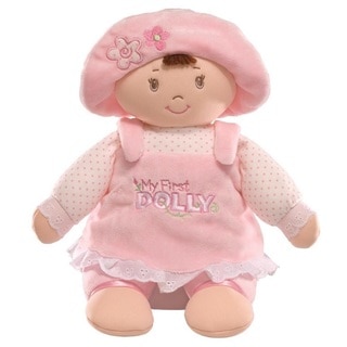 Gund My First Dolly Brunette Stuffed Doll