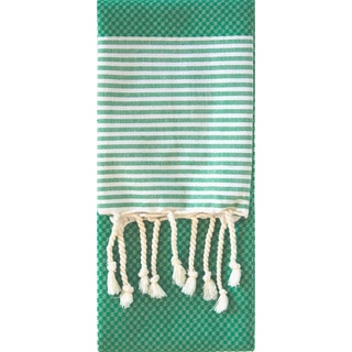 Turkish Cotton Striped Color Block Hand Towel