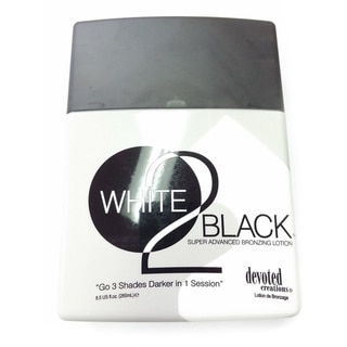 Devoted Creations White 2 Black 12.25-ounce Supre Advanced Bronzer Tanning Lotion