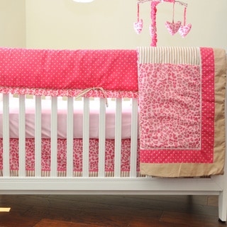 Pam Grace Creations Tabby Cheetah 10-piece Crib Bedding Set