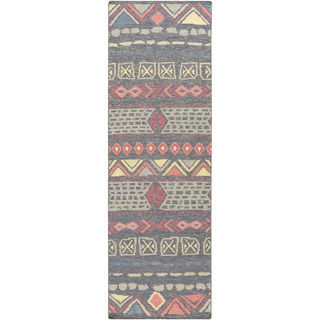 Hand-Woven Stephen Nature Wool Rug (2'6 x 8')