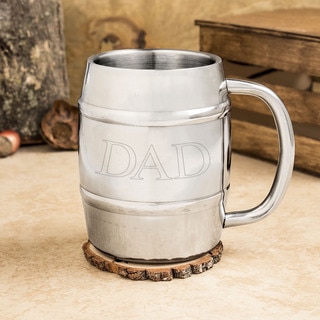 'Dad' Stainless Steel Keg Mug