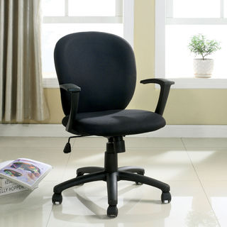 Furniture of America Timmen Black Adjustable Task Chair